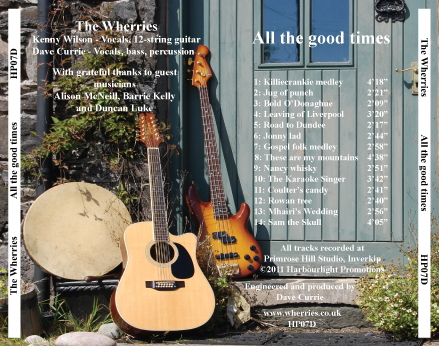 All the good times CD back cover