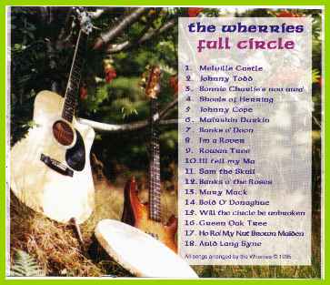 "Full Circle" CD - back cover
